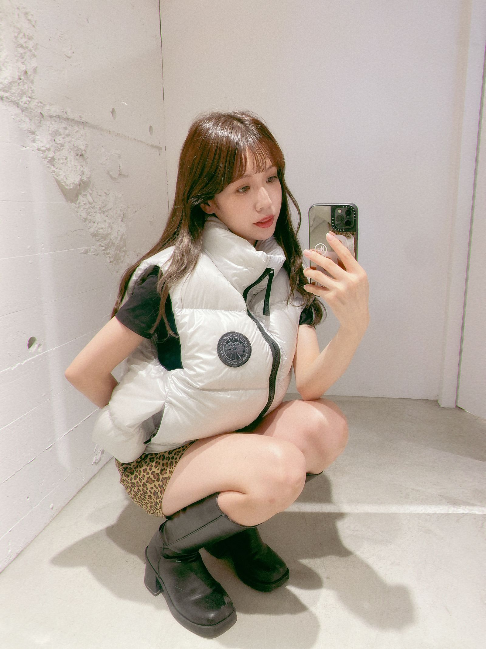 CANADA GOOSE レディース新作Cypress Puffer Vest Black Label style.2024.10.12