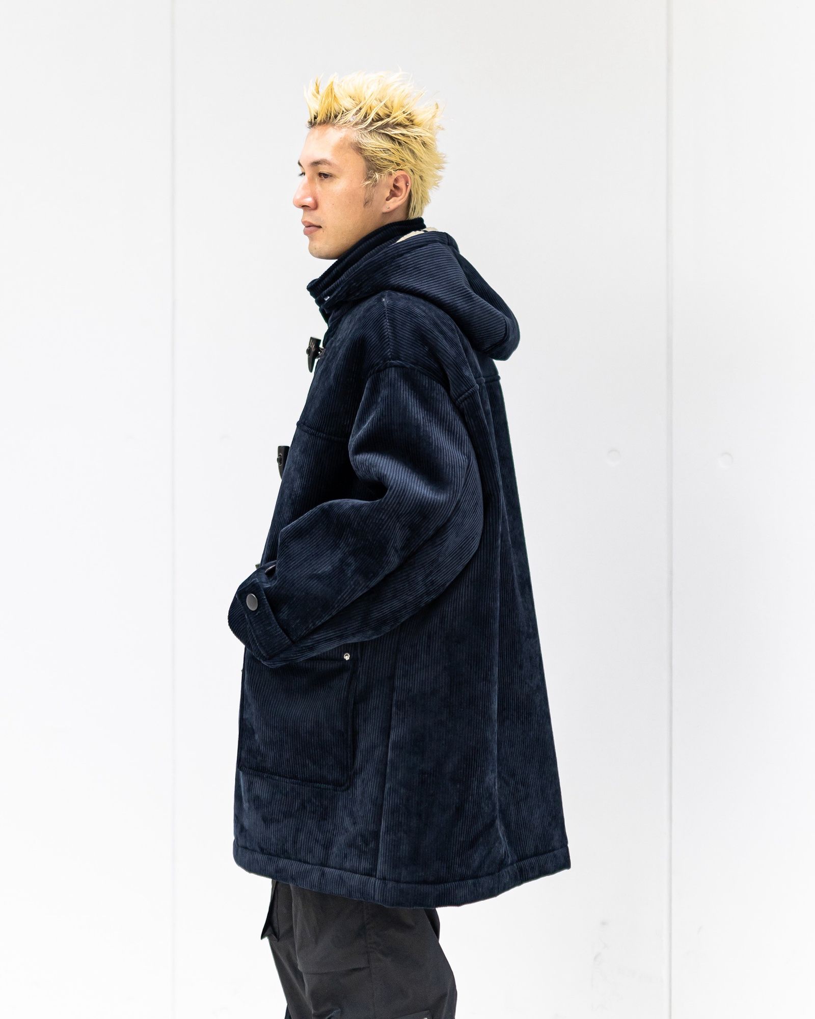 フレッシュサービス SHERPA CORDUROY DUFFLE COAT(FSC254-10064)NAVY☆11月22日(土)発売！