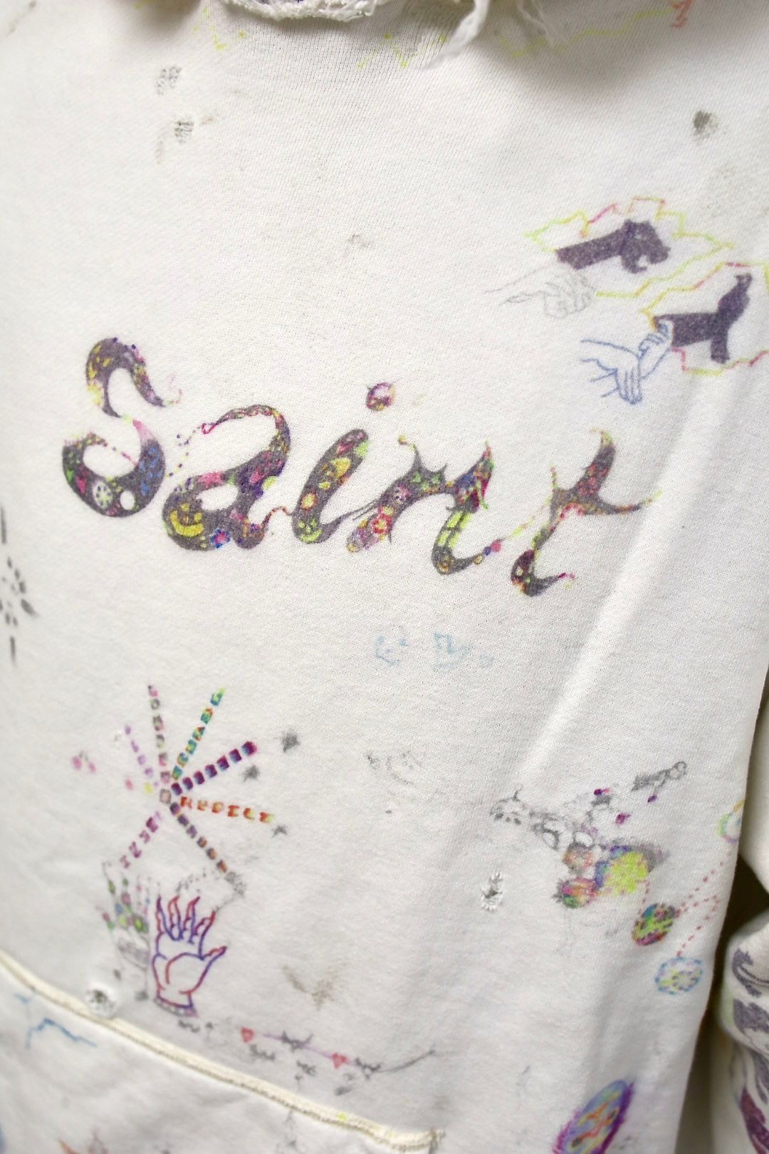 セントマイケル 26SS COCO_DOUBLE FACE HOODIE (SM-MK8-0000-C17)WHITE☆2月21日(土)10:00発売！