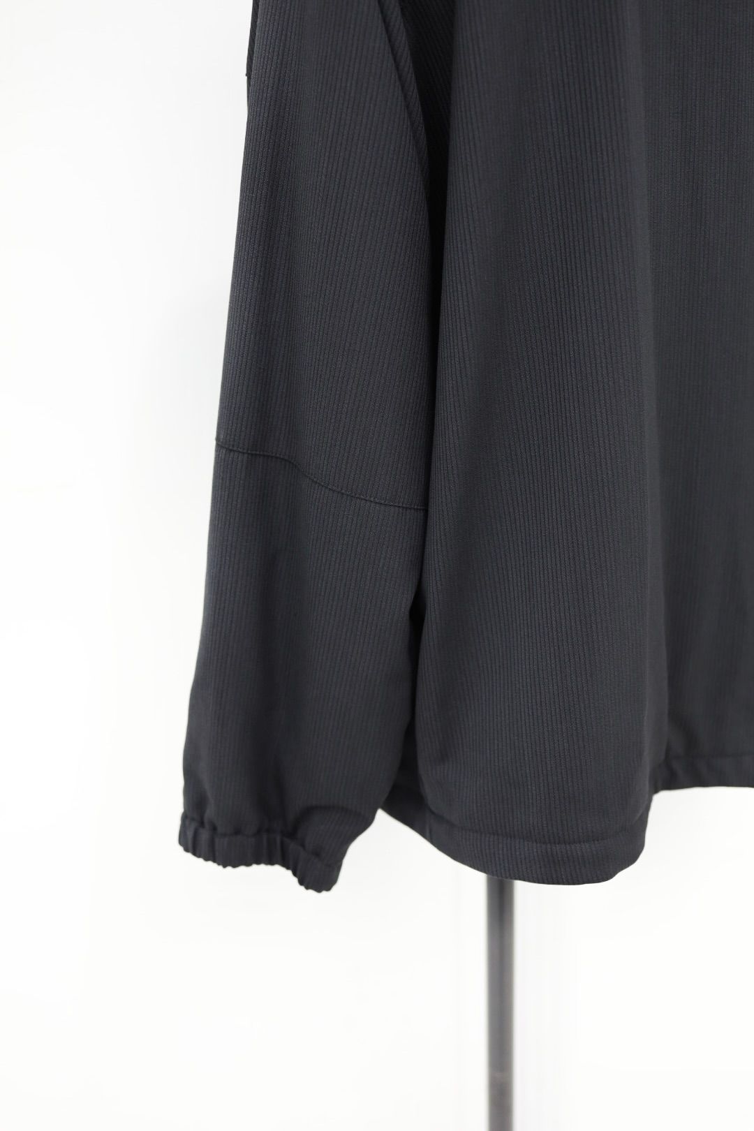 グラフペーパー Melange Pique Zip-up Stand Collar Jacket(GM263-30441)BLACK☆9月26日(土)発売！
