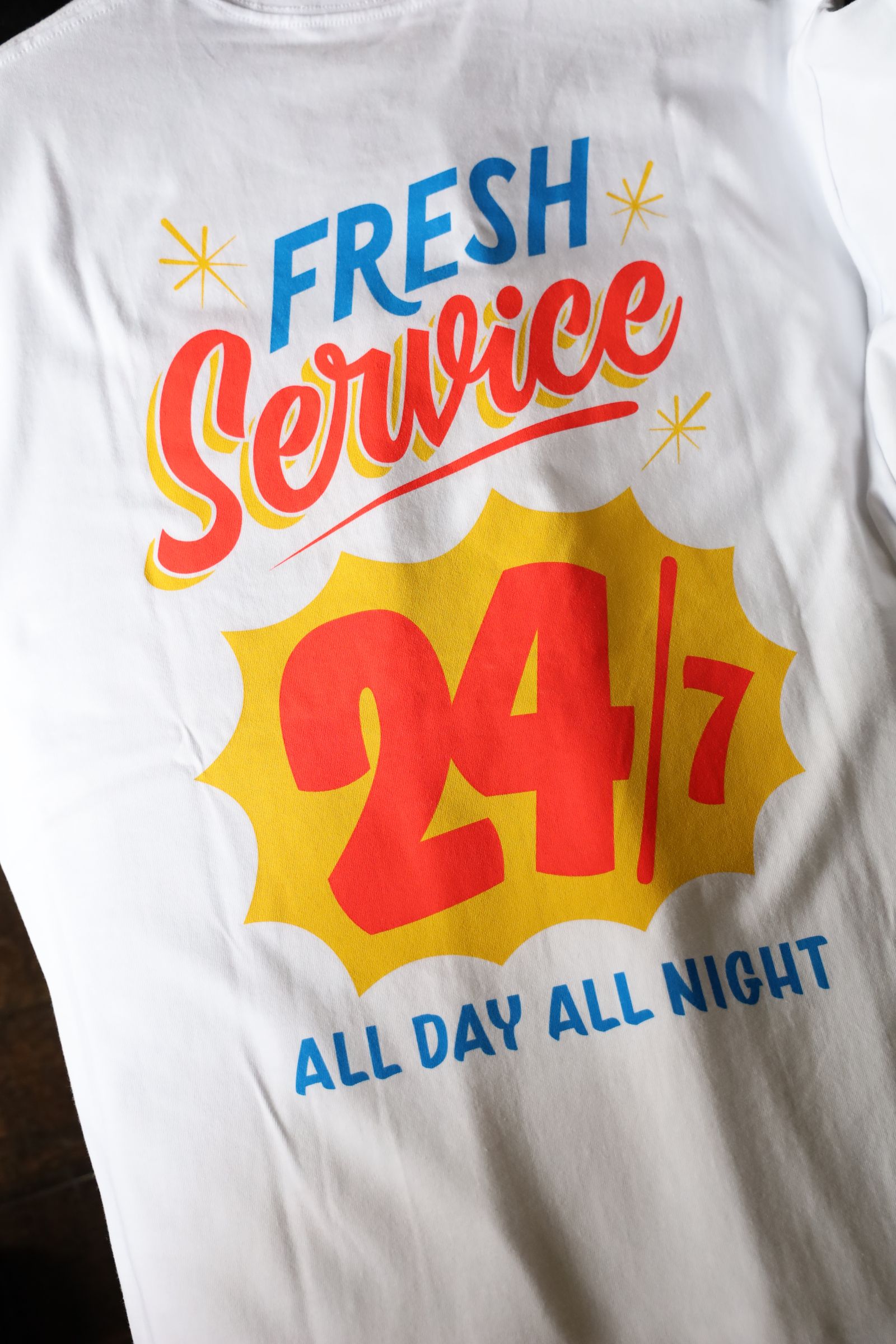 Fresh Service - CORPORATE PRINTED CREW NECK SWEAT All Day