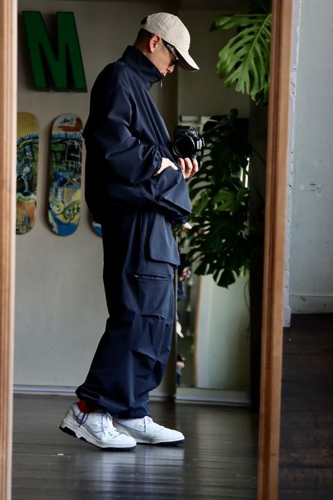 FreshService 23SS SOLOTEX TWILL FUNCTIONAL BLOUSON"NAVY"スタイル