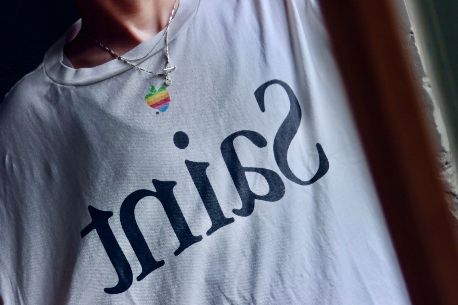 ©SAINT M×××××× 23AW HEART SAINT TEEスタイル