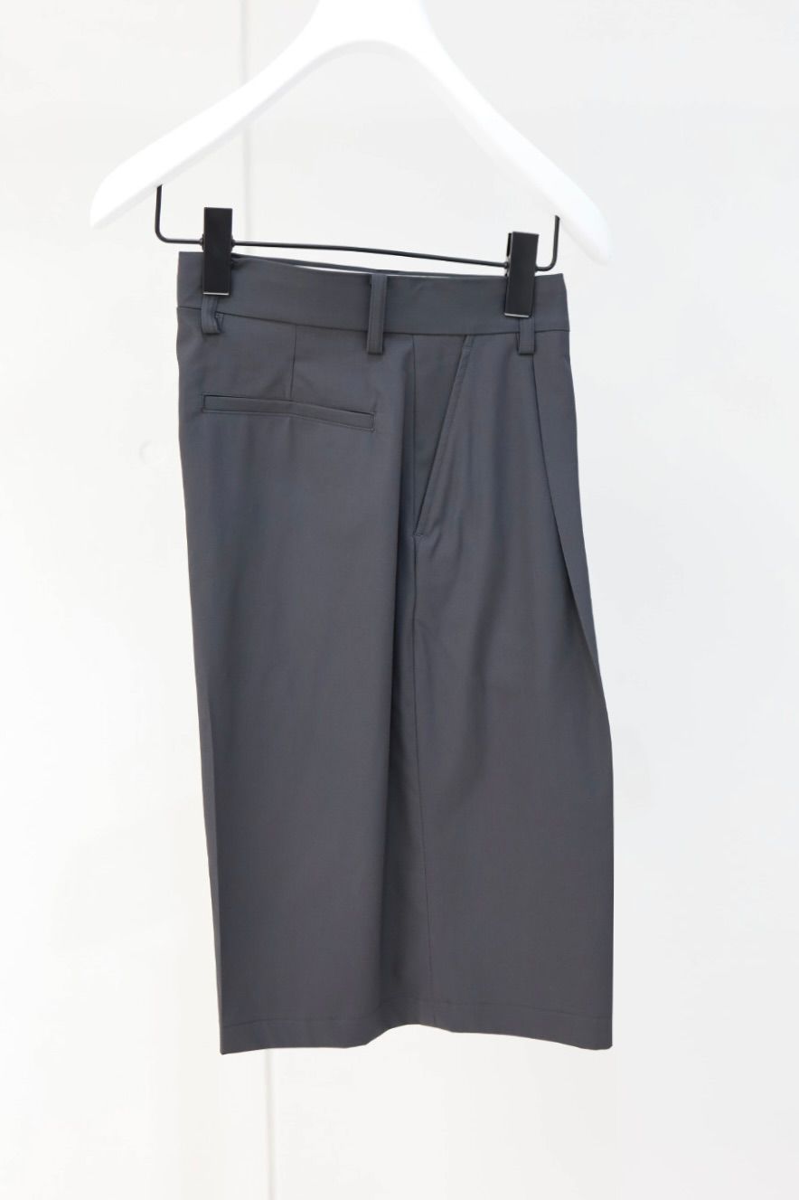 Graphpaper 26SS Women's Brushed Cotton Gabardine Shorts(GL261-40397)CHARCOAL☆2月7日(土)発売！