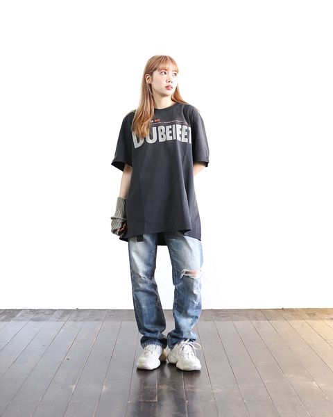 doublet 新作AI-GENERATED "DOUBLET" LOGO T-SHIRT style.2024.2.16