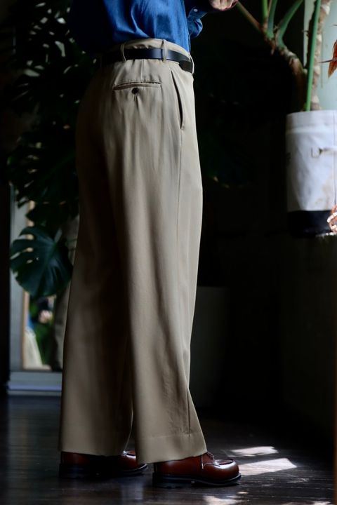 A.PRESSE Vintage Wool Trousersスタイル