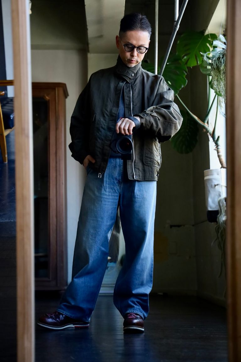 Graphpaper - グラフペーパー25SS Selvage Denim Two Tuck Pants(GU251 