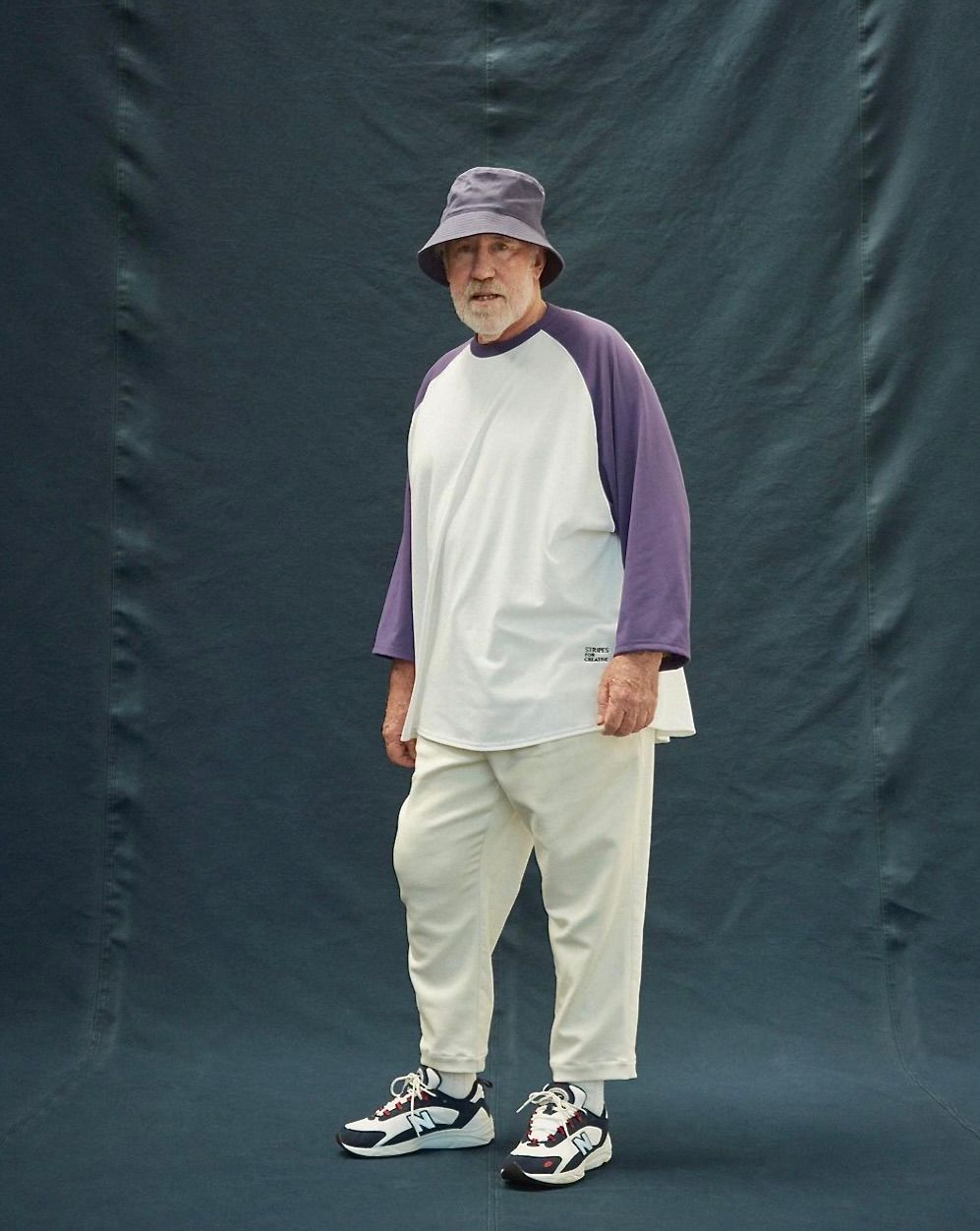 S.F.C 24SS エスエフシー RAGLAN BASEBALL TEE(SFCSS24CS12)White/Purple
