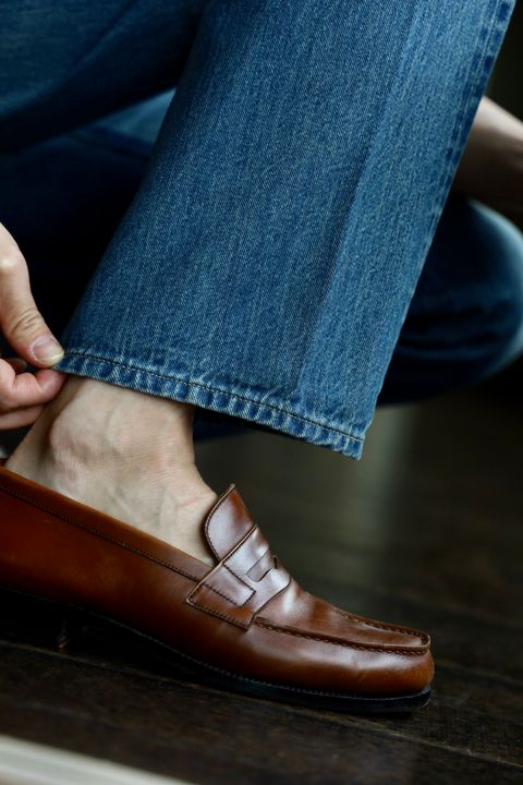 A.PRESSE No.2 Washed Denim Pantsスタイル