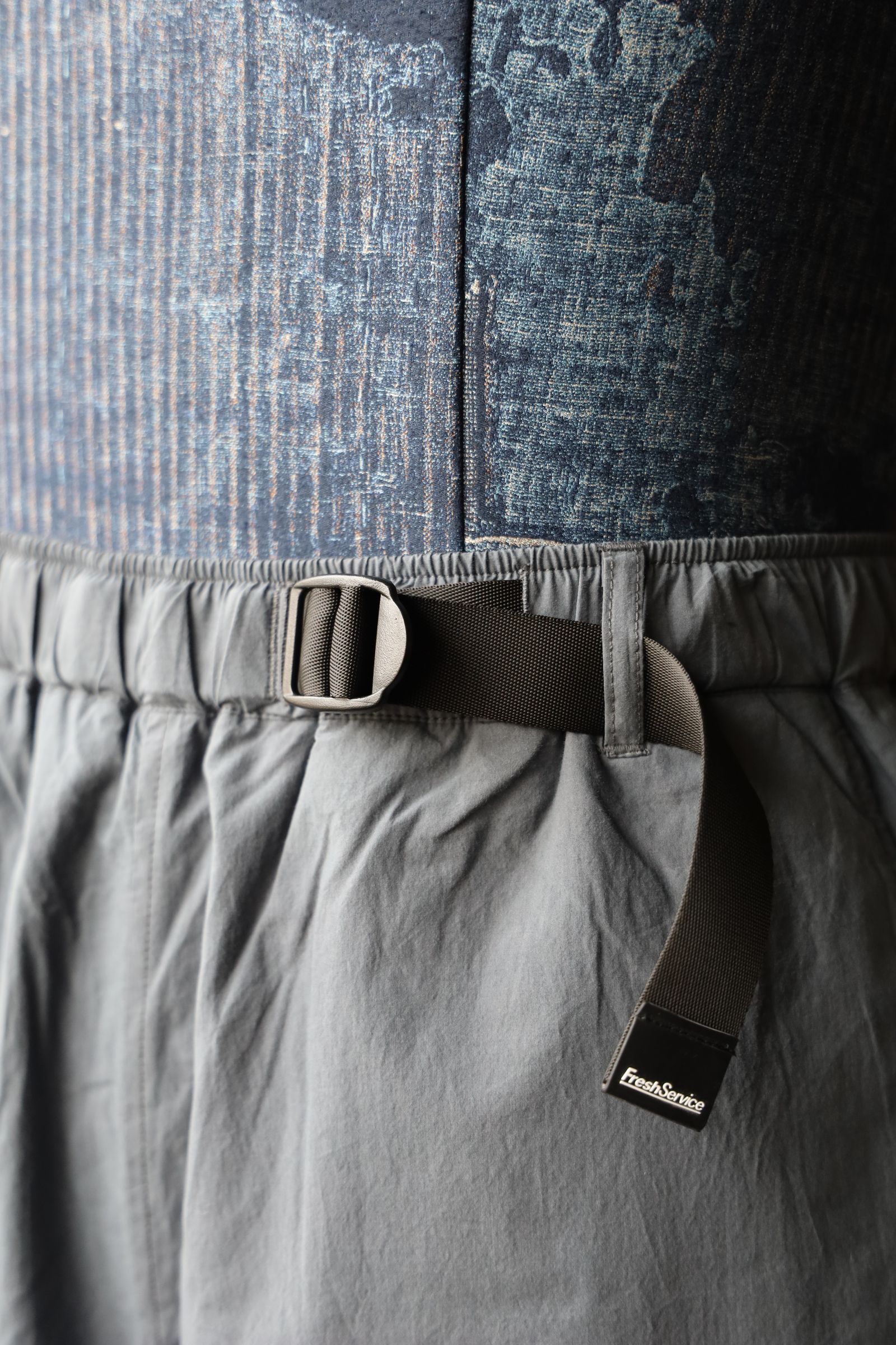 フレッシュサービス CRISP COTTON CLIMBING SHORTS(FSC251-40113)GRAY