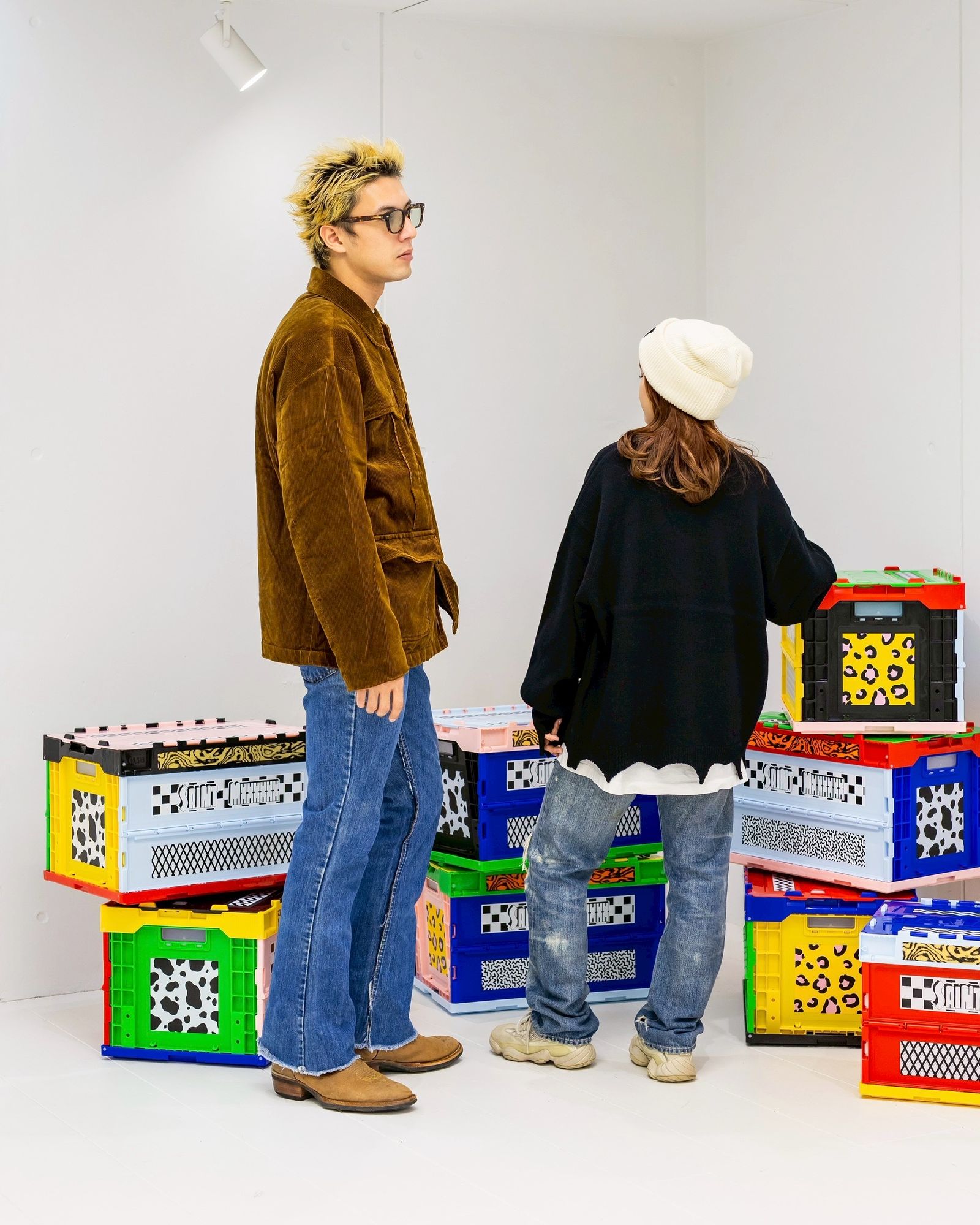 セントマイケル KLF_CREW NECK KNIT/KLF/BLACK(SM-HR1-0000-C08)☆10月25日(土)発売！