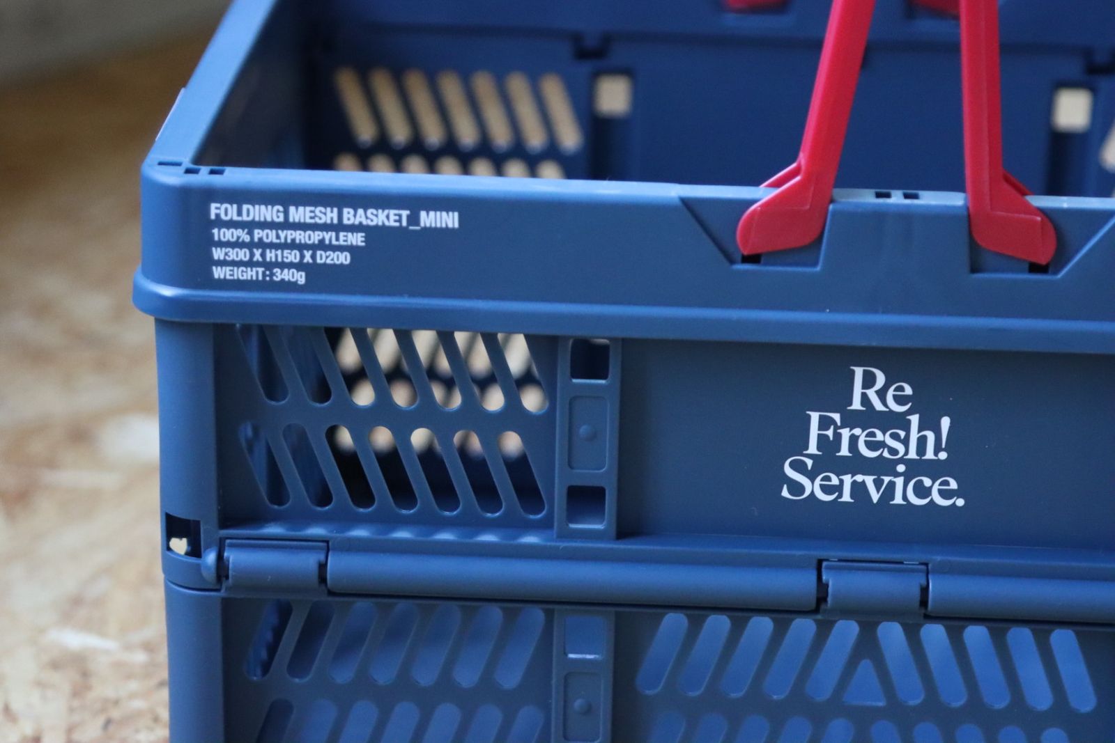 フレッシュサービスReFresh!Service. “SAUNA FOLDING MESH BASKET”(NAVY)