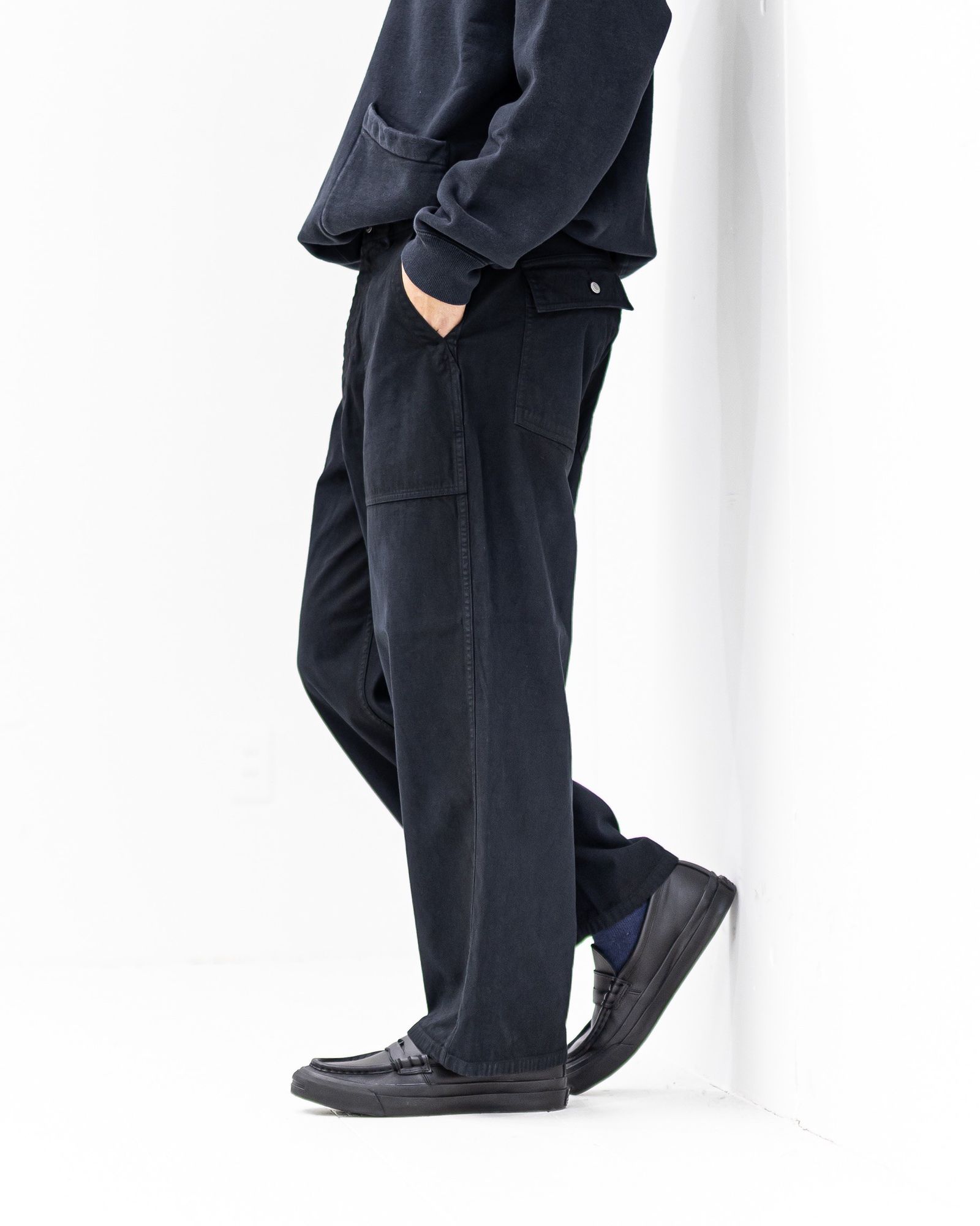 A.PRESSE 新作 Vintage Sailor Hood Half Zip Sweatshirt 1月24日(土)新作発売！