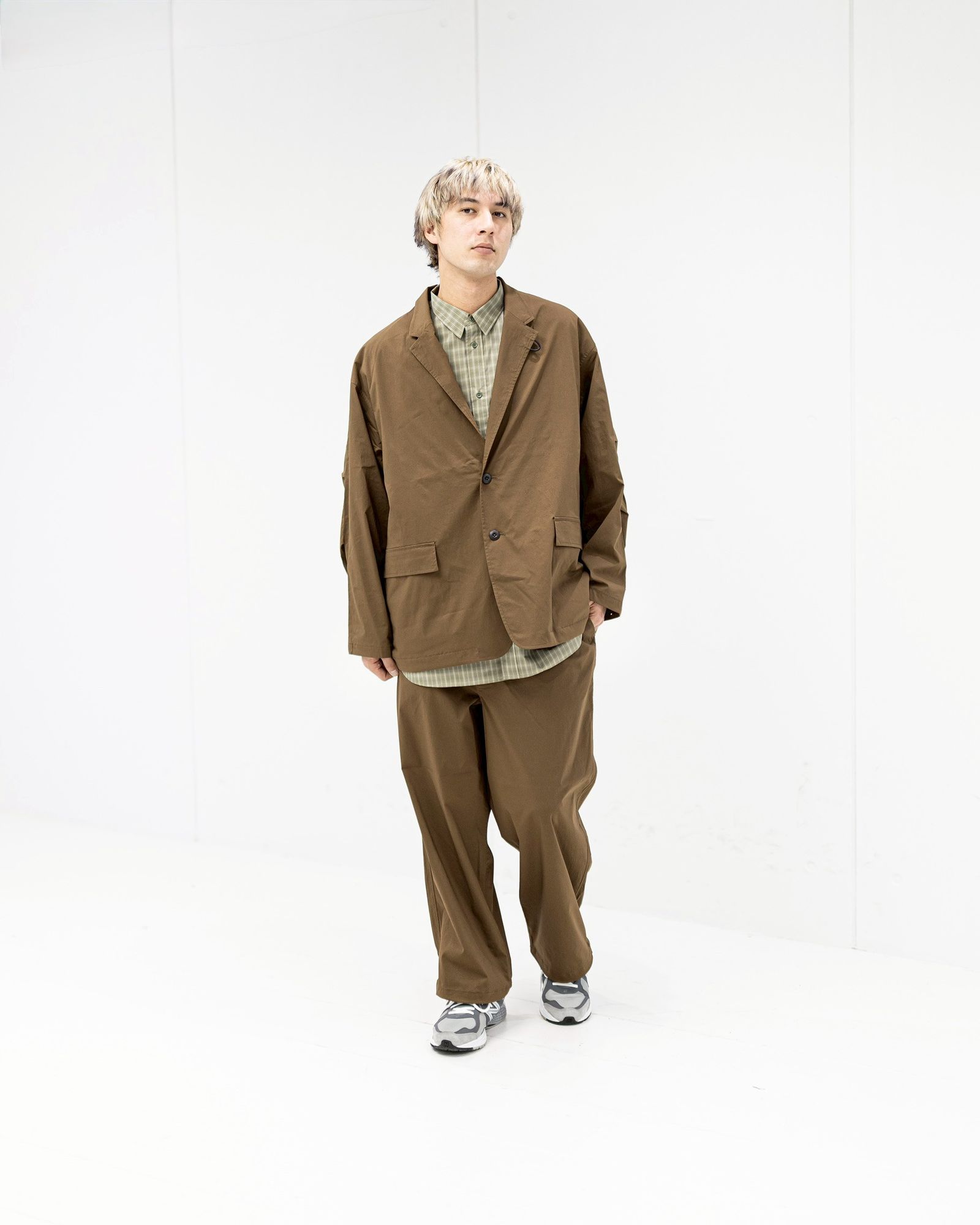 DAIWA PIER39(ダイワピア39) TECH LOOSE 2B JACKET(BJ-50026)BROWN GRAY☆2月21日(土)発売！