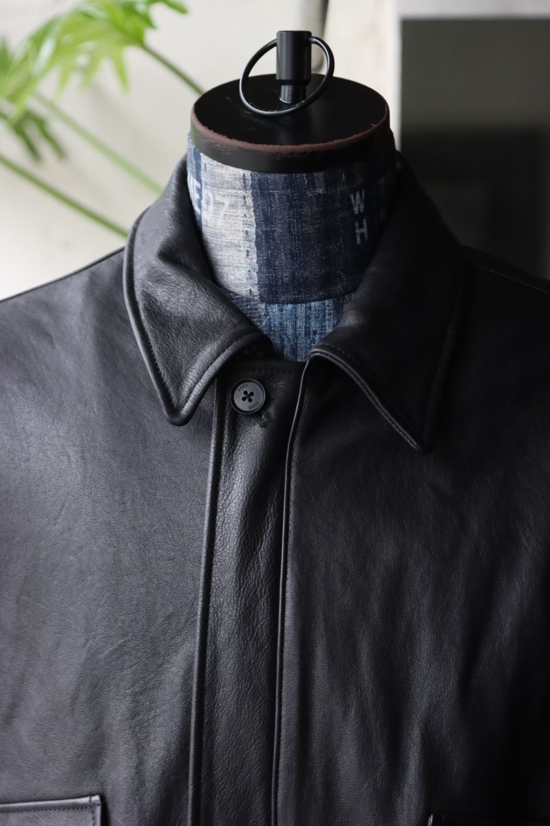 ヨーク 25FW LEATHER FLIGHT JACKET(YK25FW01017B)BLACK☆9月6日(土)発売！