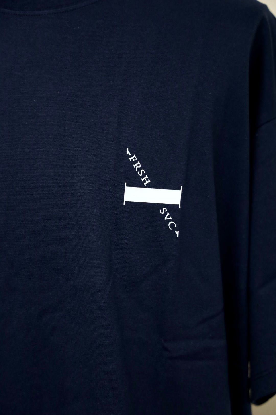 フレッシュサービス CORPORATE PRINTED S/S TEE "TIMEPIECE"(FSC261-70151)NAVY☆4月18日(土)新作発売！