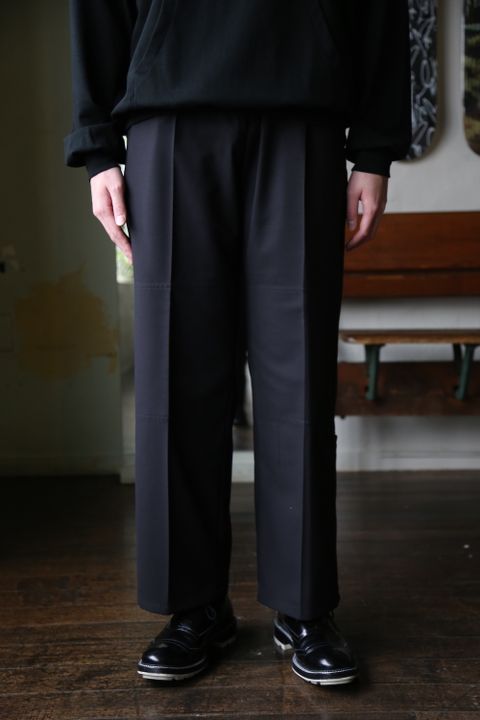 MATSUFUJI Modified Farmers Trousers(M211-0401)"BLACK" style.2021.1.22.