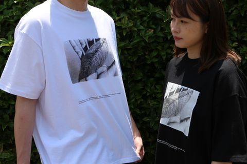 Graphpaper POET MEETS DUBWISE for Graphpaper Oversized Tee “WORDS AND SILENCE” style. 2021.05.29.