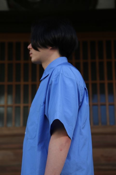 Gpaphpaper Broad Oversized S/S Regular Collar Shirt(GM212-50625B) style.2021.5.22.