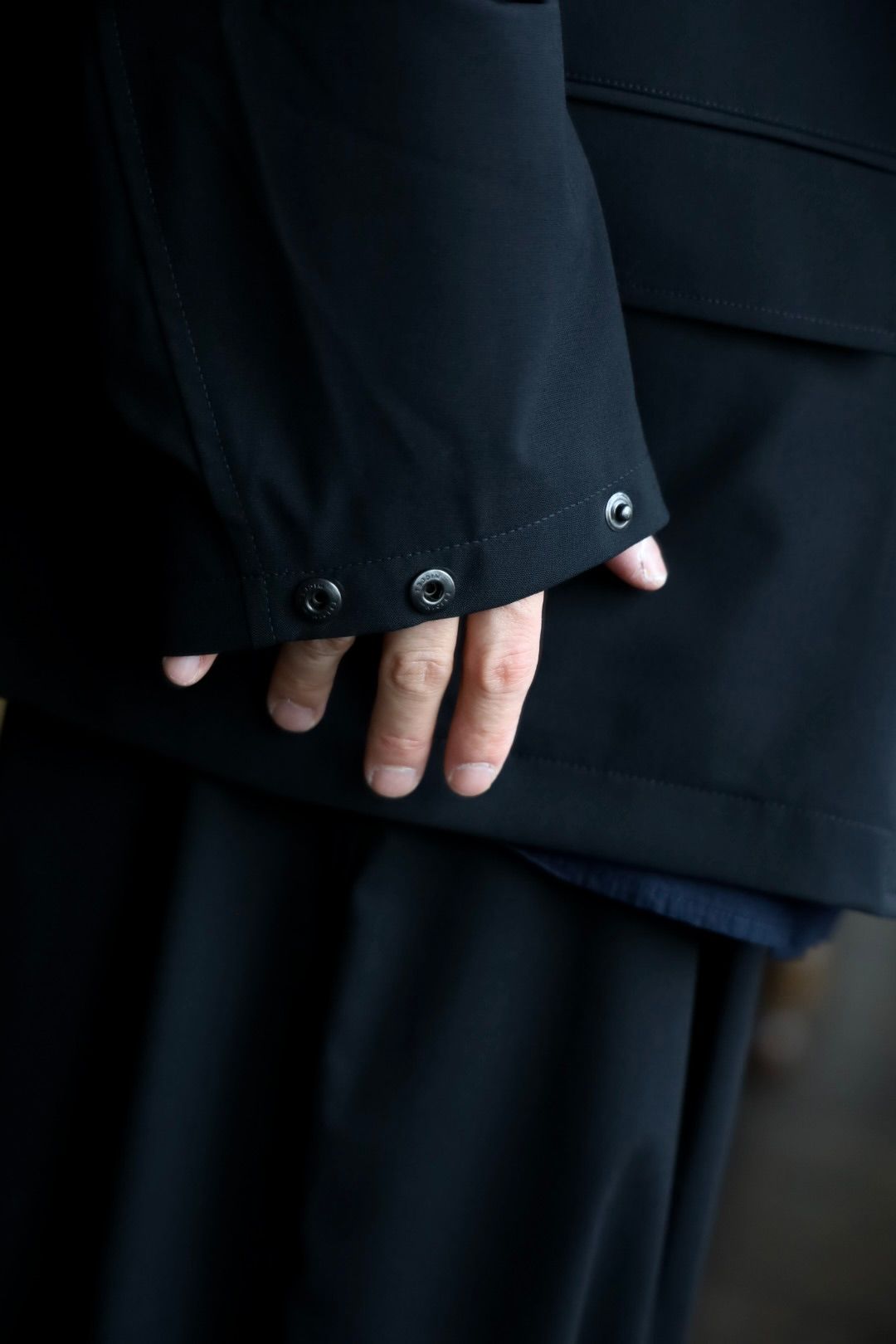フレッシュサービス WOOLY CLOTH DOUBLE JACKET(FSC251-20106)BLACK
