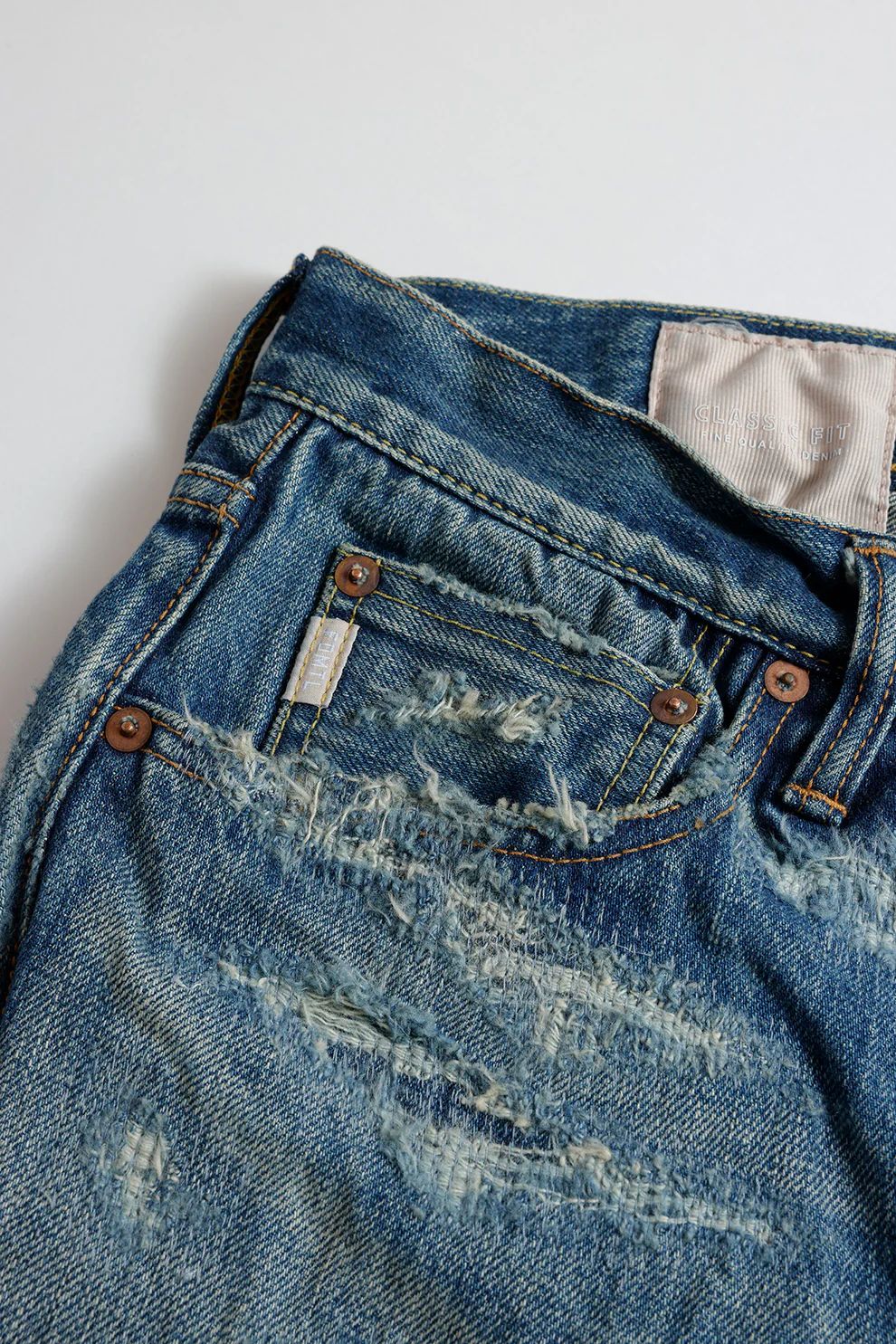 ファンダメンタル デニムCLASSIC STRAIGHT DENIM CS117(FA24/MG117)INDIGO