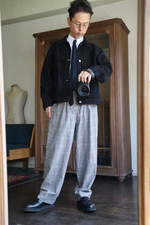 A.PRESSE 2025 STYLE2 Suede Leather 1st Type Jacketスタイル2025.6..28.
