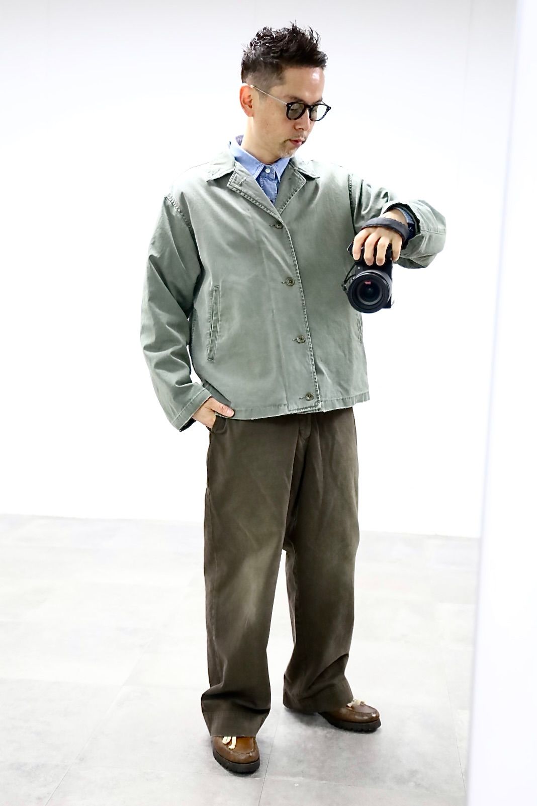 A.PRESSE 2026 STYLE1 Vintage US NAVY N-4 Deck Jacketスタイル