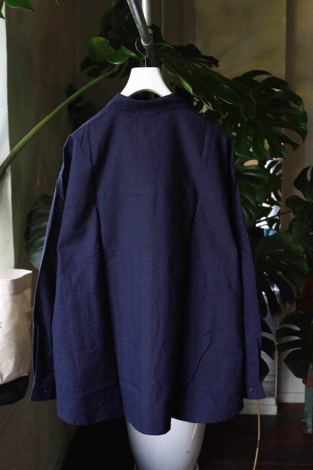 フレッシュサービス OXFORD FLAP POCKET L/S SHIRT(FSW-22-SH_66)NAVY