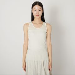 【Women's】プロダクトトゥエルブ  Super 120’s Wool Tank Top(26SS-WCS02)WHITE☆新作発売！