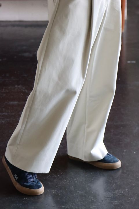 STUDIO NICHOLSON 22SS DEEP PLEAT VOLUME PANTS style.2022.3.9.