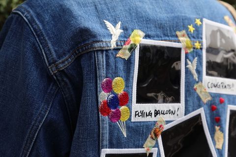 doublet MEMORIAL POLAROID DENIM JACKET(21SS06BL115) style. 2021.03.29.