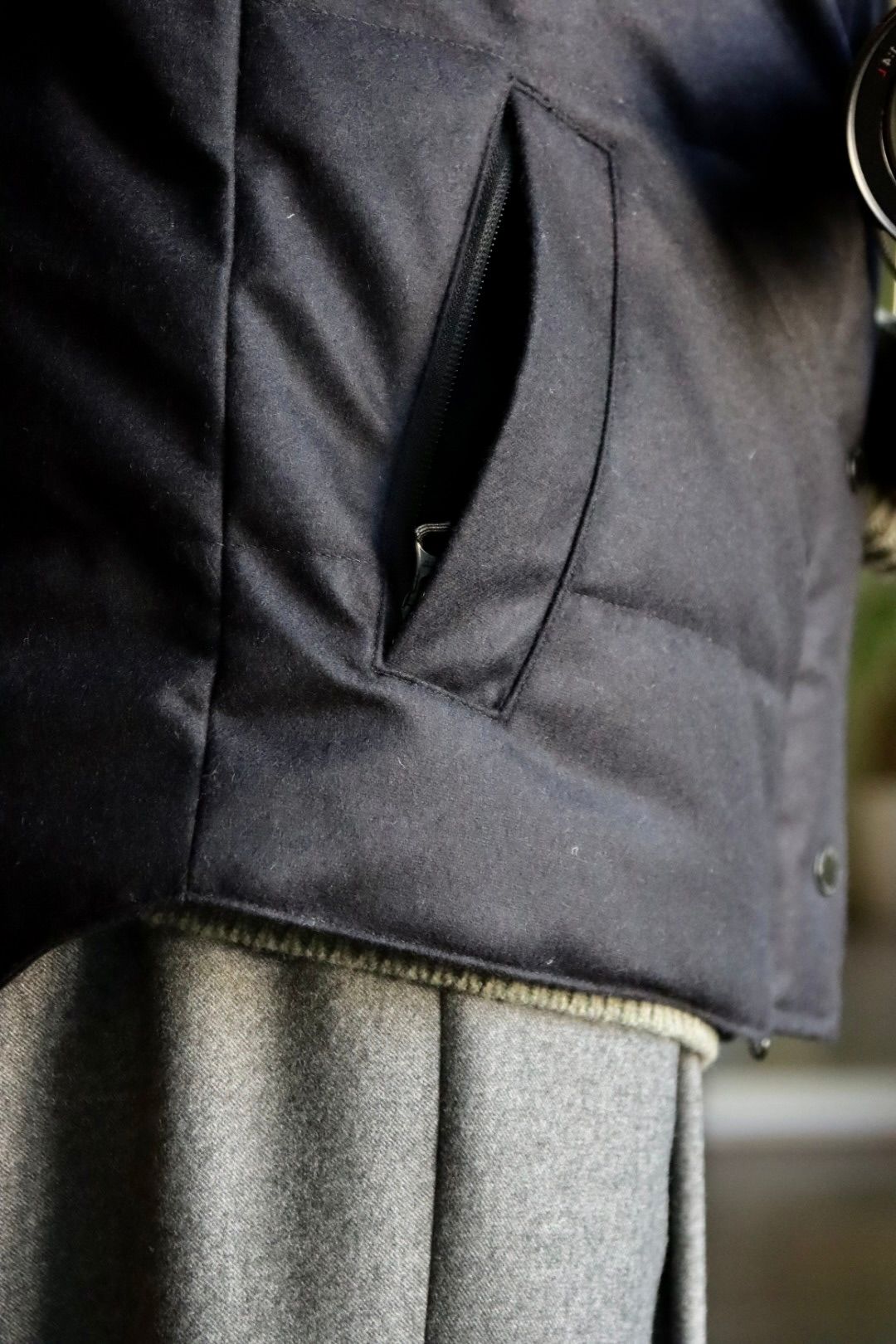 CANADA GOOSE カナダグース22AW GARSON VEST WOOL BLACK LABELスタイル.2022.10.26.