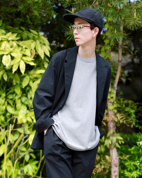 ATON エイトン23SS COTTON TYPEWRITER セットアップスタイル