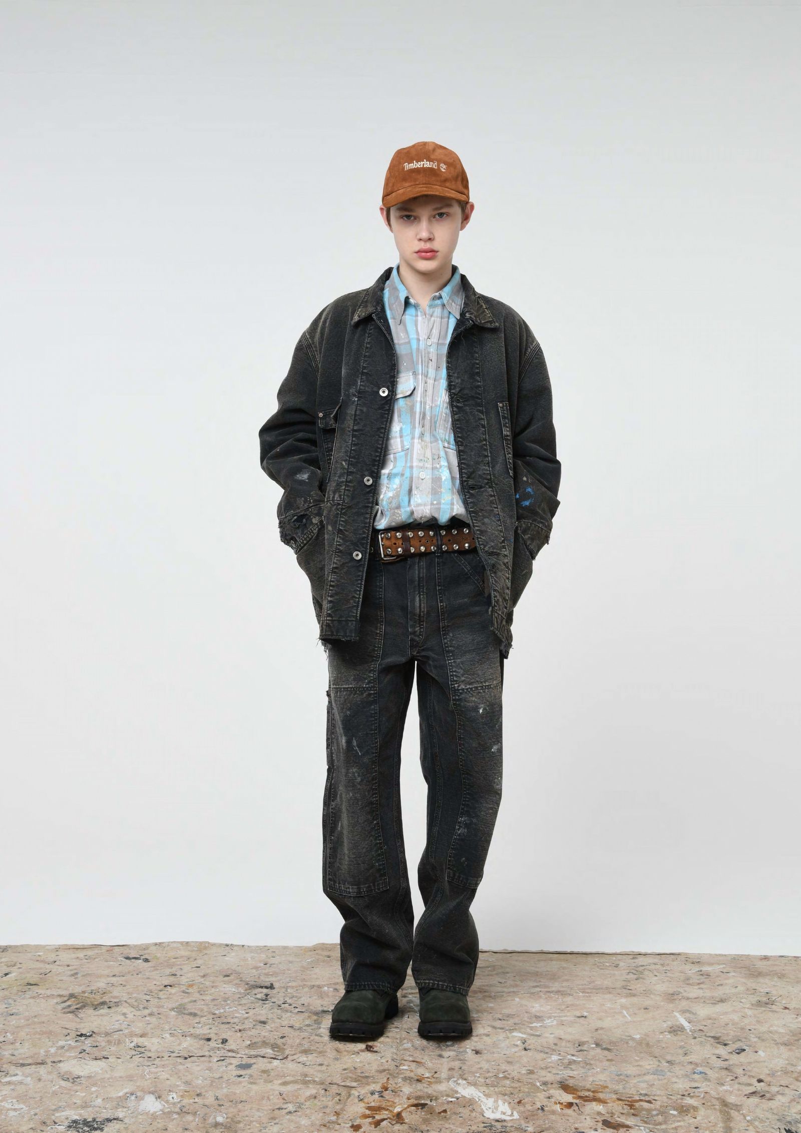 BOW WOW 25FWバウワウ  カバーオールDUCK COVERALL BLANKET LINER AGED(BW252-DCBL) AGED BLACK