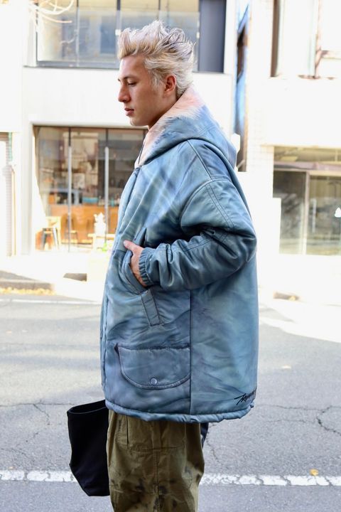 TALKING ABOUT THE ABSTRACTION N3BPRINT PADDET JKT MARKスタイル