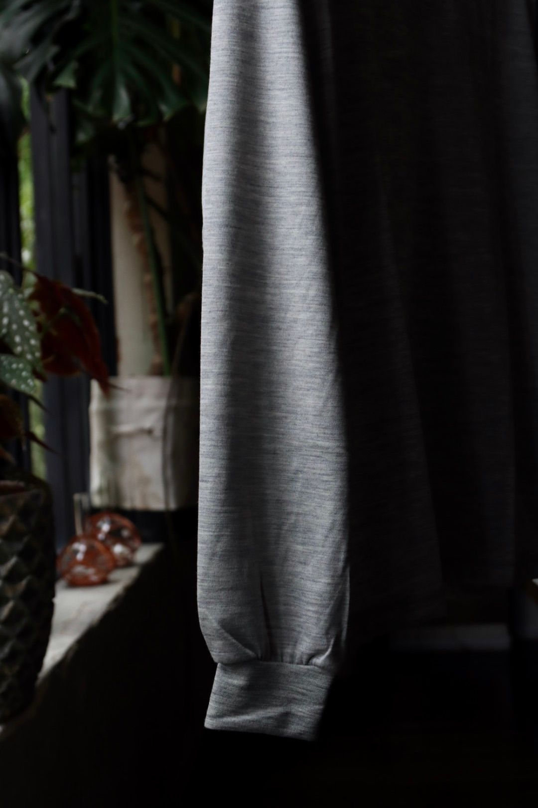 セダンオールパーパス23FW OG LOGO WOOL JERSEY L/S TEE(SD23F-CT02)GRAY