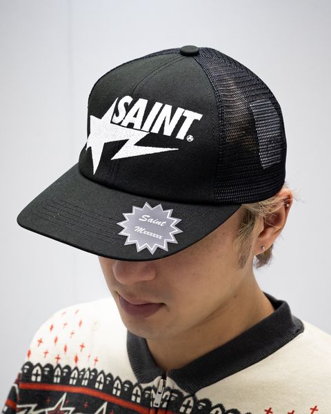 セントマイケル 26SS BAPE_MESH CAP(SM-MK8-0000-C59)BLACK☆2月7日(土)10:00発売！