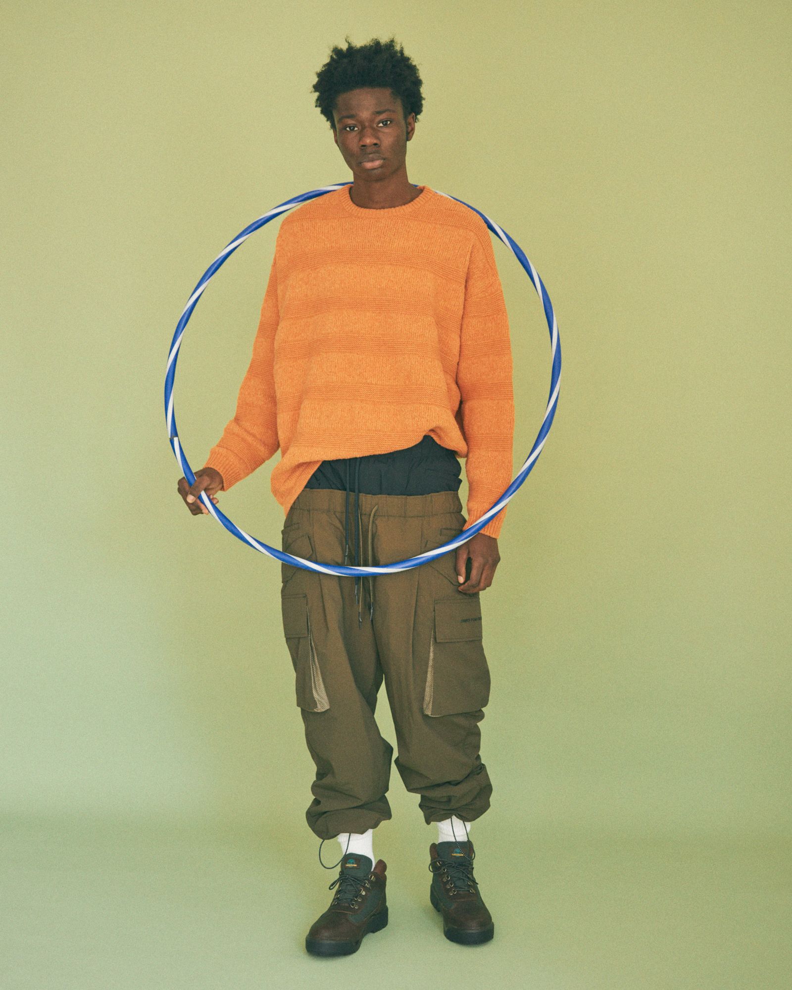 S.F.C エスエフシー 23FW SFC SIDE STRIPES KNIT(SFCFW23KN01)Orange☆11月4日(土)発売！