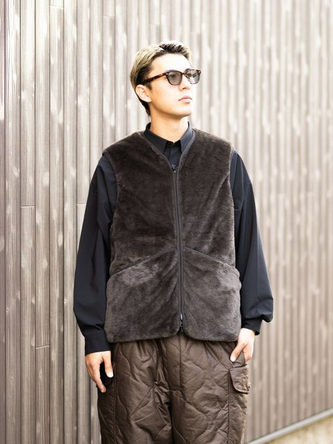 DAIWA PIER39(ダイワピア39)TECH BRITISH HUNTER FUR VEST(BJ-51026WL)D.BROWN☆10月24日(土)新作発売！