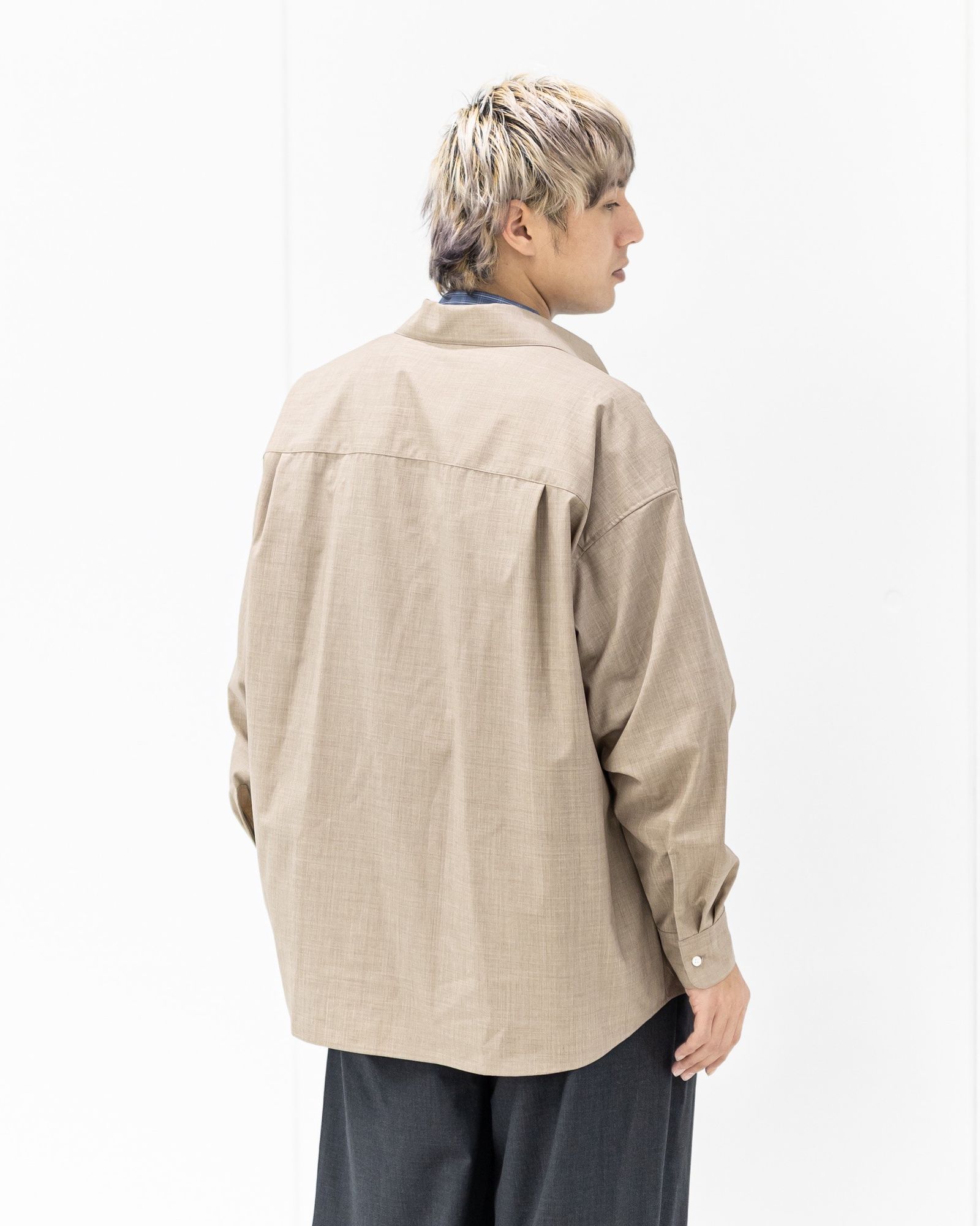 Graphpaper Fine Wool Heather L/S Skipper Shirt 2月21日(土)新作発売！