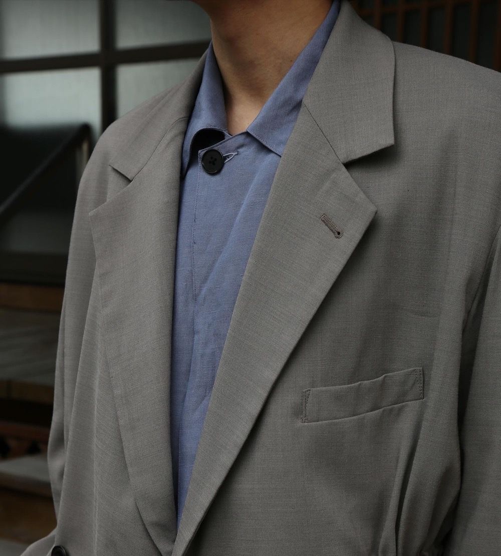 yoke 21SS 11xlJacketCoatジャケットコートグレー - メルカリ