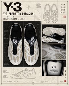 ワイスリー  Y-3 PREDATOR PRECISION(HP4657)CREAM WHITE☆新作発売！