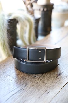 グラフペーパー Holeless Leather Classic Belt(GU251-90230B)GRAY