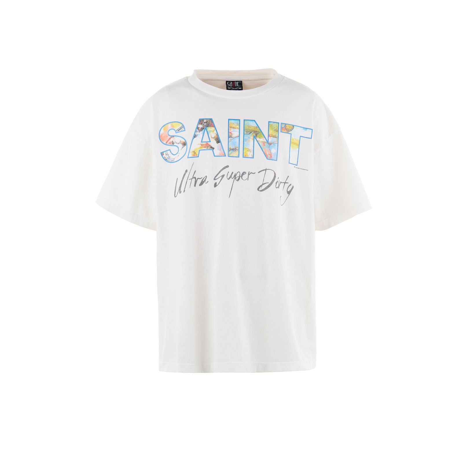 SAINT MICHAEL SW_SS TEE VEGES/WHITE XXLサイズ SM-YS8-0000