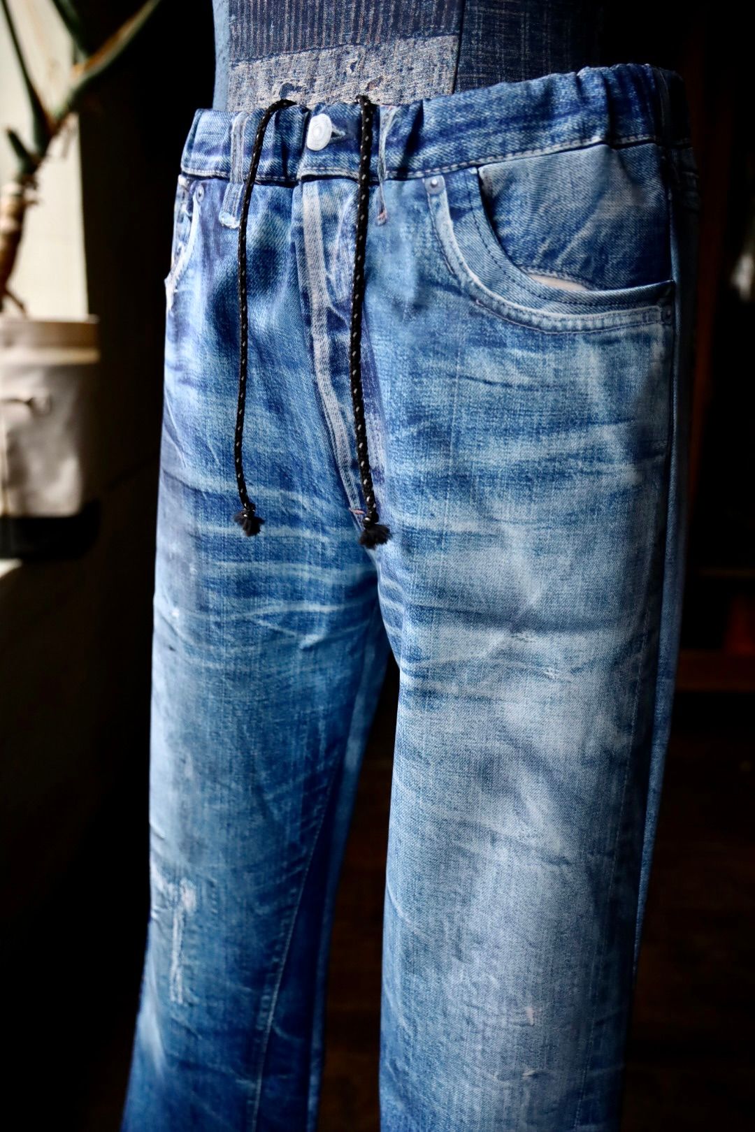トーキングアバウト ジ アブストラクション 25SS "60S" PRINT STARIGHT PT(NPT-PT-001)