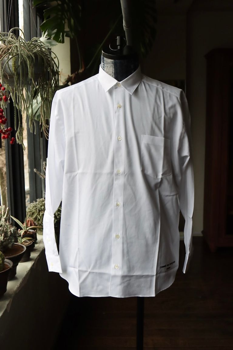 COMME des GARCONS HOMME - コムデギャルソンオム ロゴブロードシャツ 