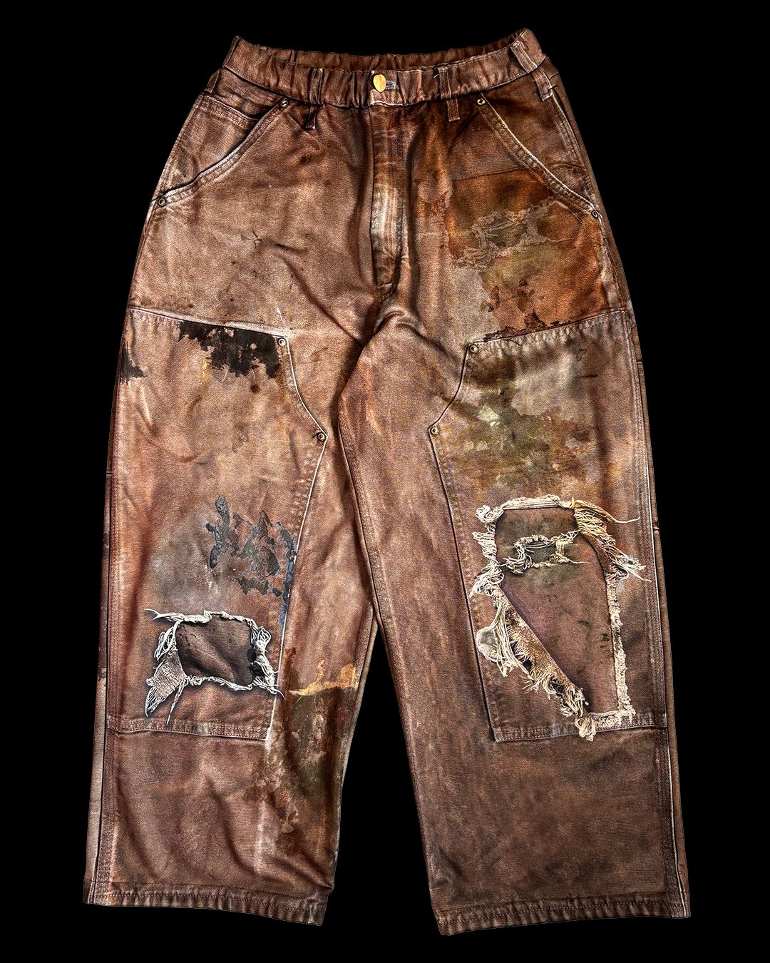 トーキングアバウト ジ アブストラクション 26SS パンツ PRINT DUCK WIDE PT(26SS-PT-002CH)BROWN新作発売！