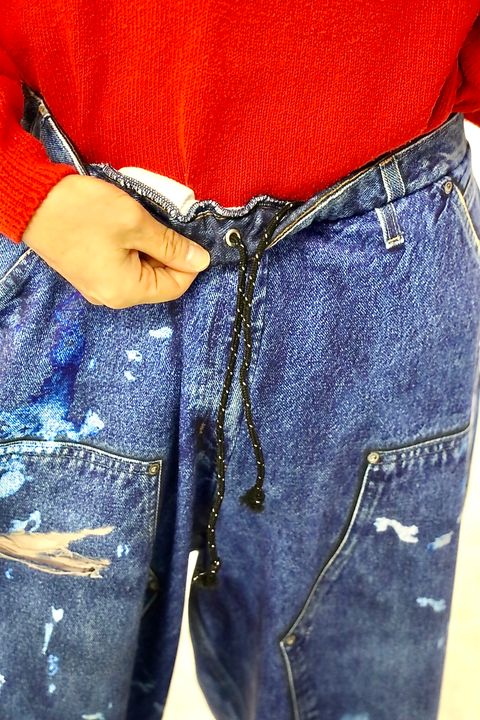 TALKING ABOUT THE ABSTRACTION PRINT DUCK WIDE PT"DENIM"スタイル20260118