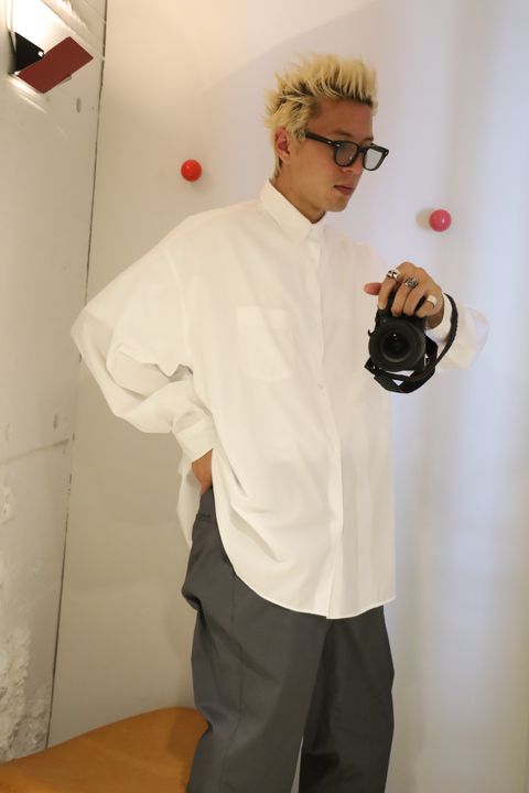 Graphpaper  Broad L/S Oversized Regular Collar Shirt 新作発売！