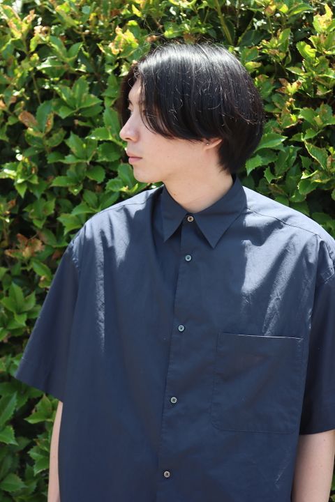 Graphpaper  Broad S/S Oversized Regular Collar Shirt style.2022.6.4